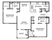 Two Bedroom, Two Bathroom with Sunroom