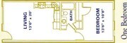 1BR/1BA