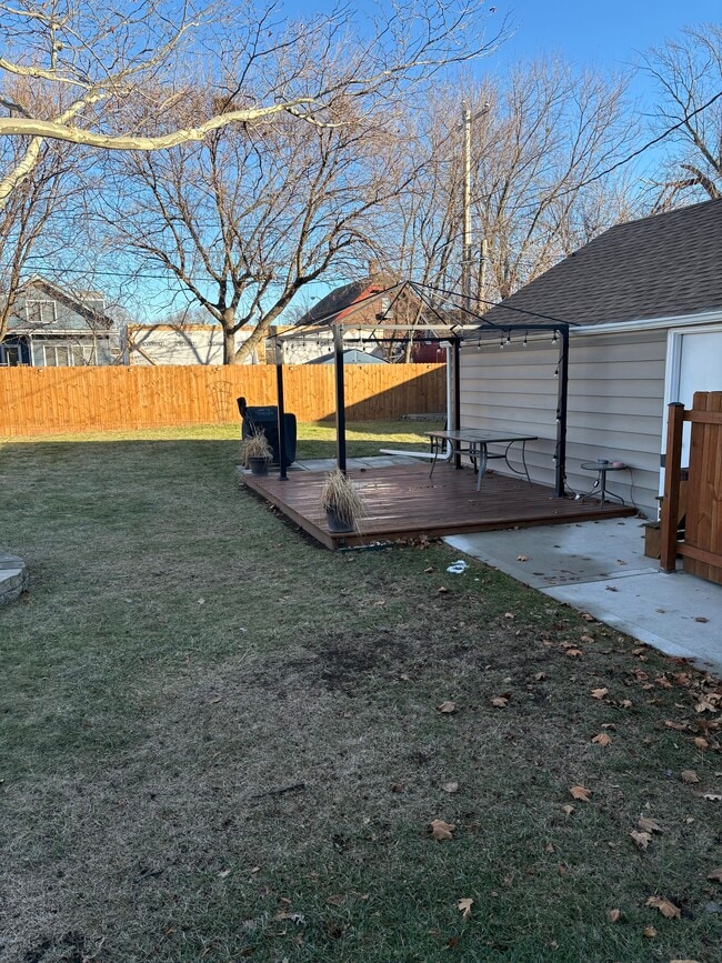 Back yard - 1324 S 109th St