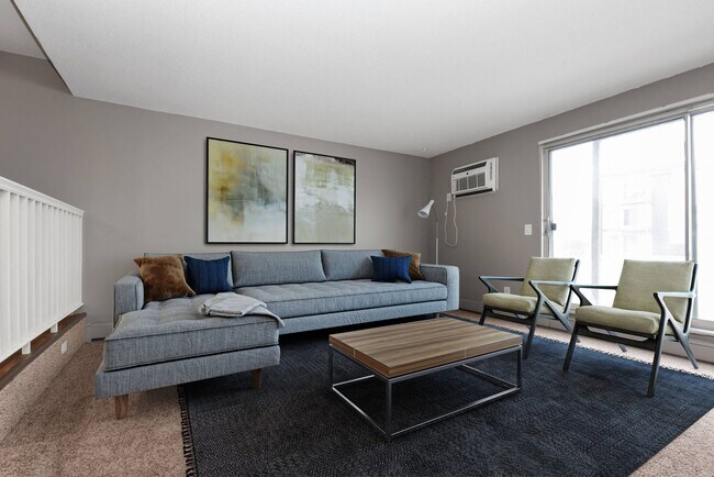 Roseville, MN Roseville Apartments | Furnished Bedroom