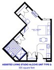 Studio Alcove Unit Type G