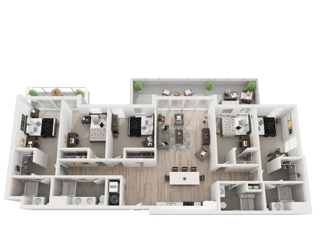 5 Bed 4 Bath Large - 5 Bed 4 Bath Large