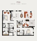 PH6 | 2 Bed 2.5 Bath 1,586 square feet