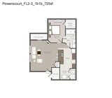 Powerscourt 2nd & 3rd Fl (R) floor plan Waterford Place Apartments
