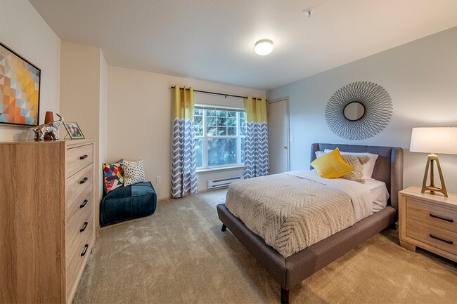 Spacious secondary rooms