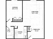 1BR/1BA