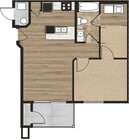 654 square feet