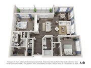B3-2 floor plan Element Barclay Station