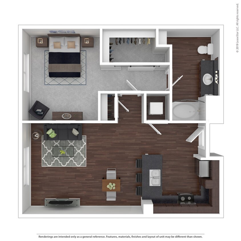 Floor Plan - 1x1