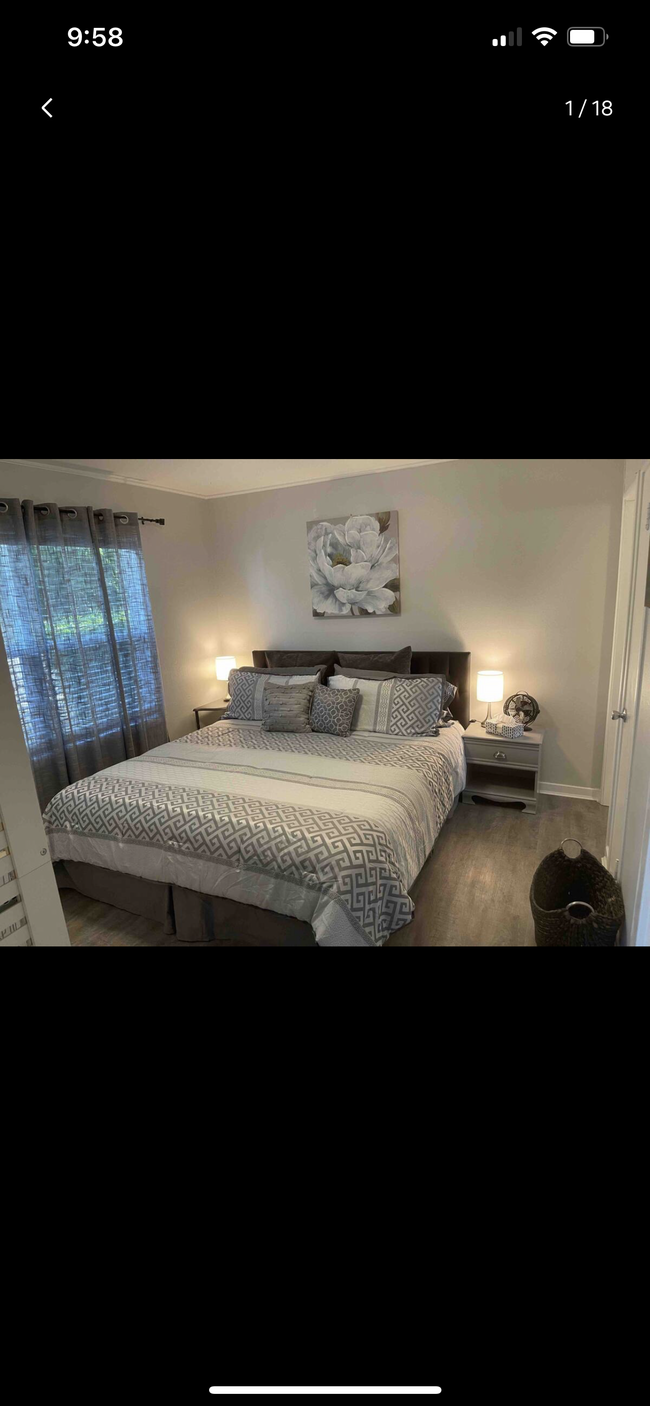 King size bed with linens included - 950 4th St Apartments Unit Fully furnished suite