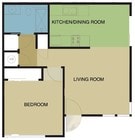 1BR/1BA