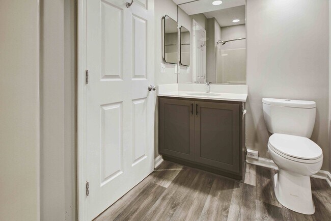 Upgraded bathroom