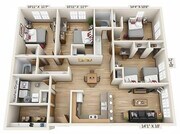 4 Bedroom 2 Bathroom