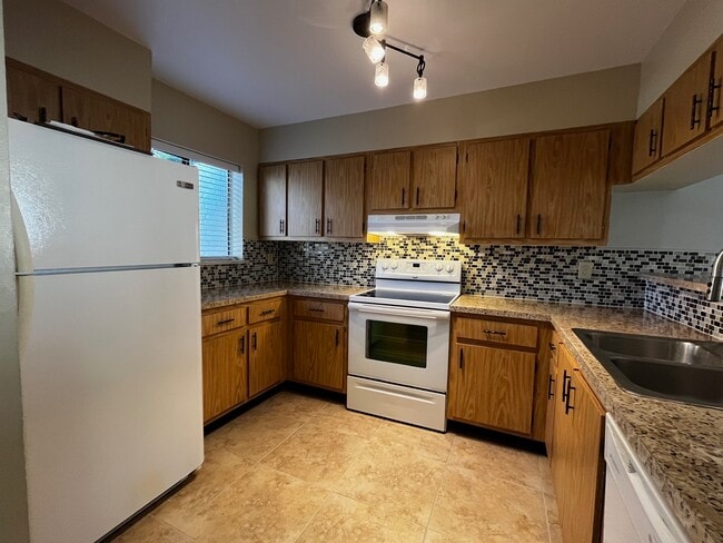 Kitchen with matching appliances