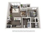 One Bedroom Floorplan