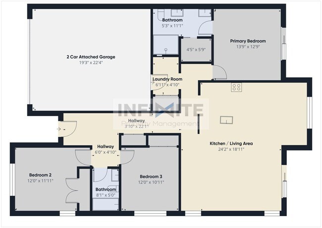 Photo - 3 Bedroom with Attached Garage