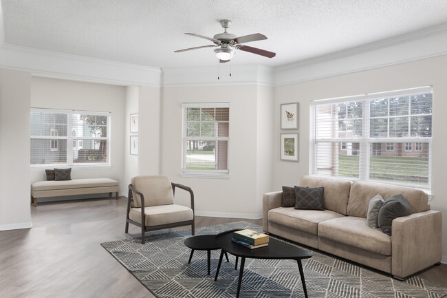 Spacious living rooms designed for comfort and style.