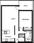 Regular 1BR/1BA