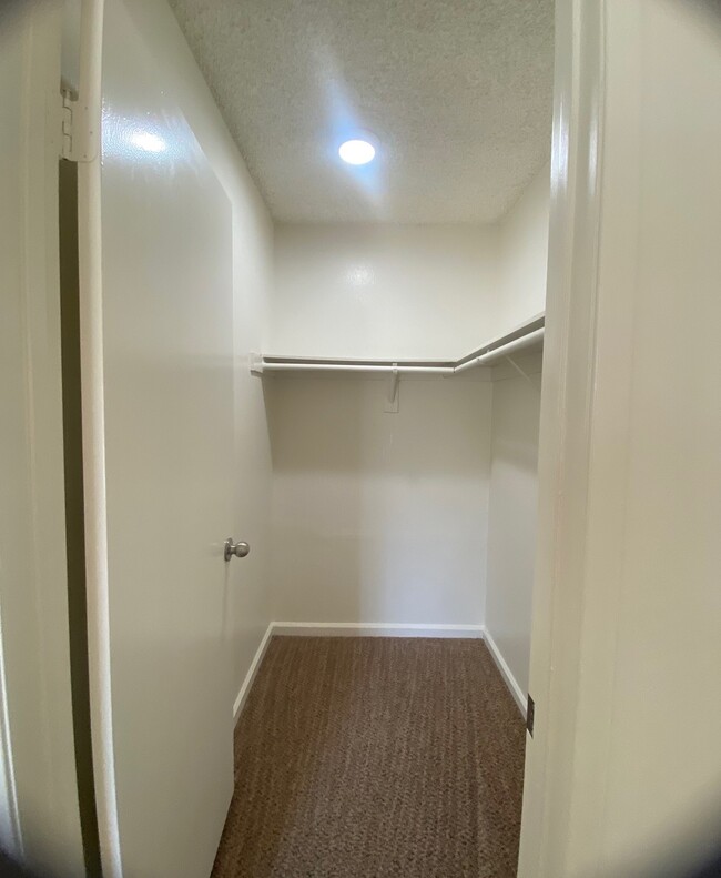 Spacious Walk In Closets