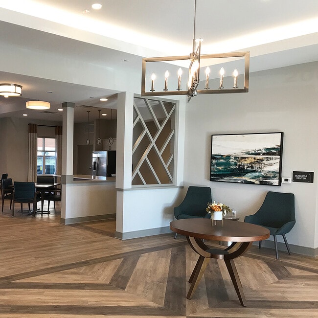 Community space with modern accents