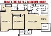 2BR/2BA
