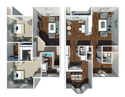 Two Bedroom Two and A Half Bathroom
