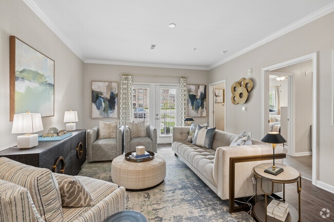 Marina 2BR, 2BA - 1,160SF - Living Room - Carroll at Cane Ridge