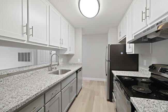 1BR, 1BA - 676 SF - Kitchen