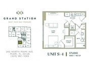 S-4 | 463 Square Foot Studio