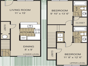 2/2 Floor Plan