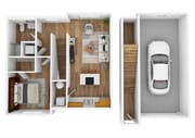 1 Bedroom | 1 Bath | 906 SF