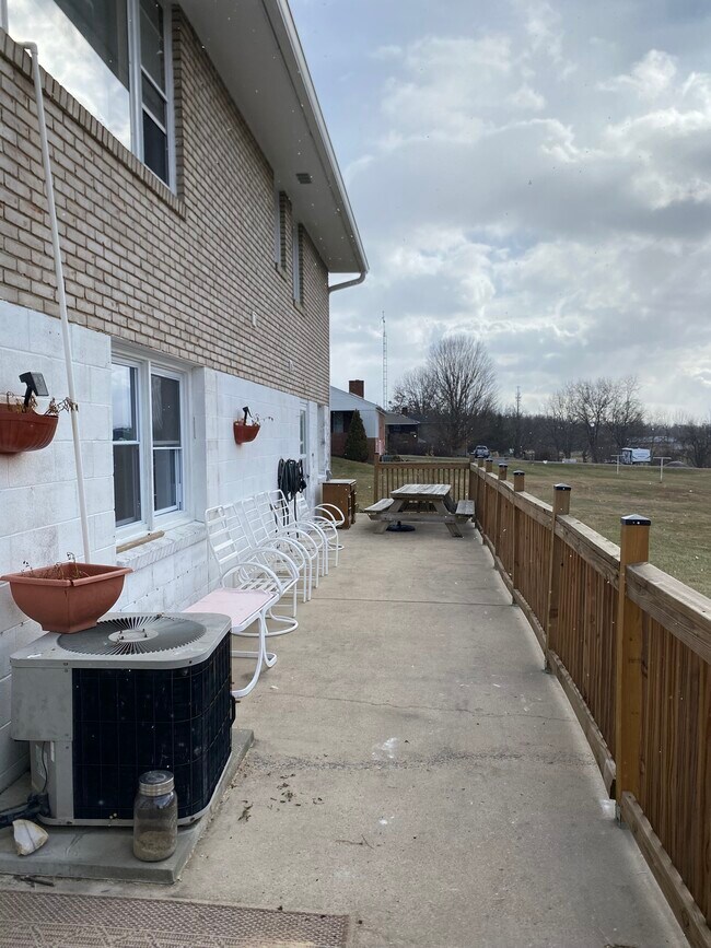 Common Back Patio and picnic table. - 12402 Buchanan Trl W Unit C