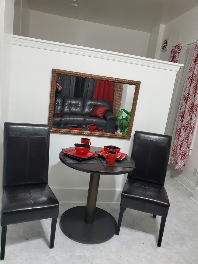 Dining area table/seating for two