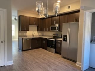 Closed Kitchen Floor Plan - The Gables at Red River Rental