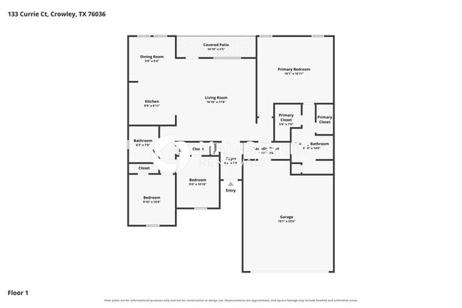 3 Bedroom Pet-Friendly Home in Crowley, TX with Main Street Renewal