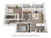 Un dormitorio con Flex Den - B2
