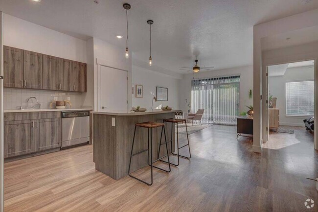 Kitchen and Living Room - Odessa at the District Rental