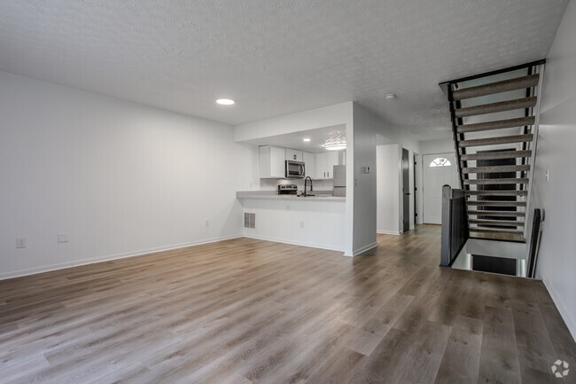 2 BR, 2.5 BA - 1,120 SF (Remodeled Unit) - living room