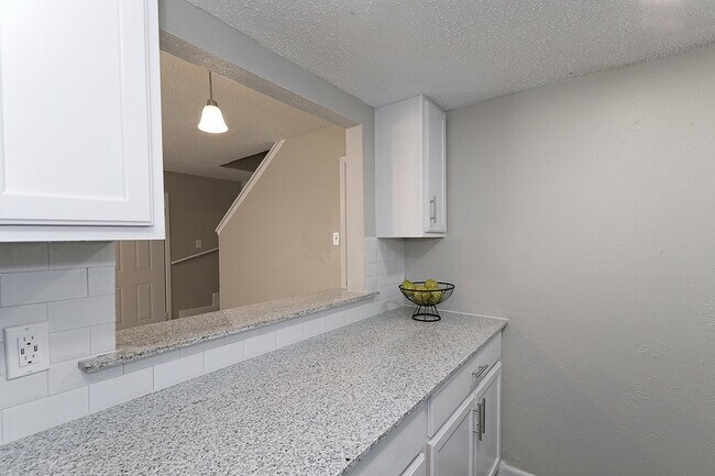 Kitchen in the B2 Two-Bedroom Townhome