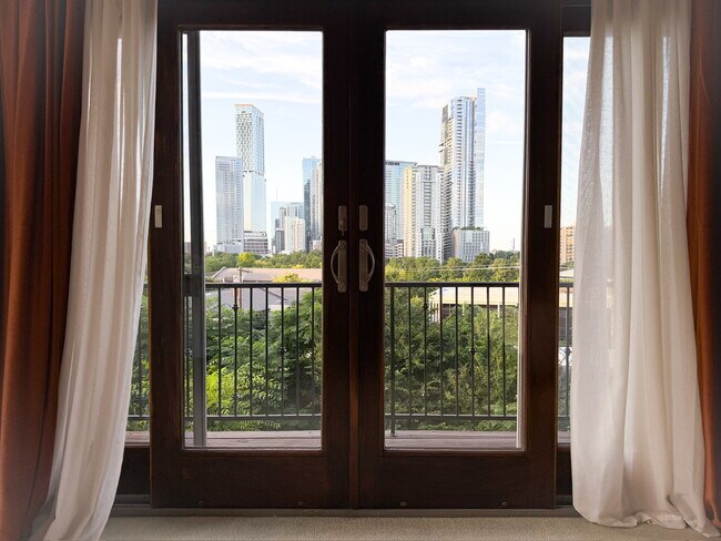 View from main bedroom
