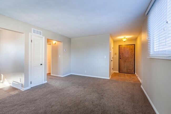 Front entry and hall
