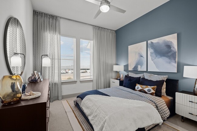 2BR, 2BA - 1,080SF - Bedroom