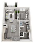 One Bedroom Floor Plan