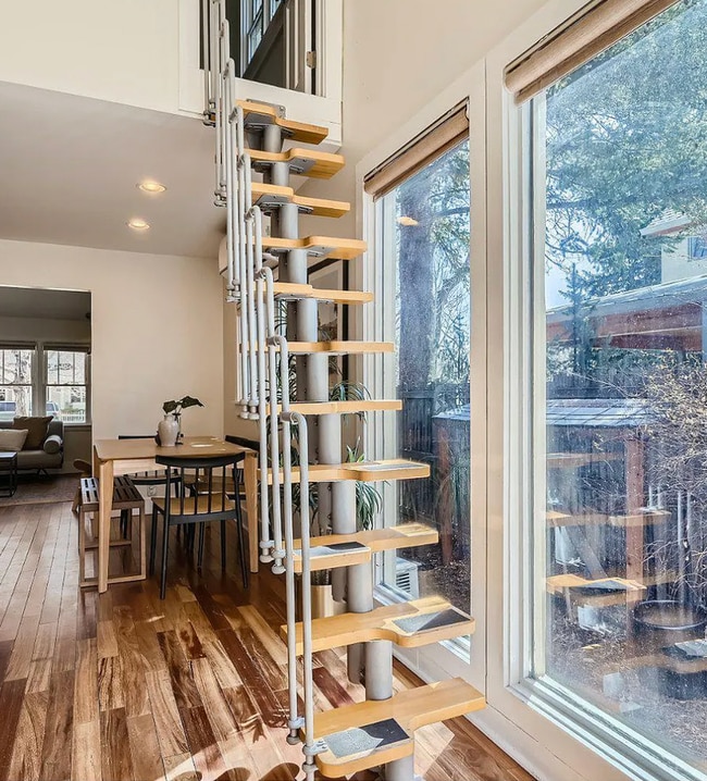 Stairs to private loft - 3147 8th St