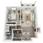 Álamo con patio/balcón | Apartamentos Valley View | Apartamentos en Madison, Wisconsin