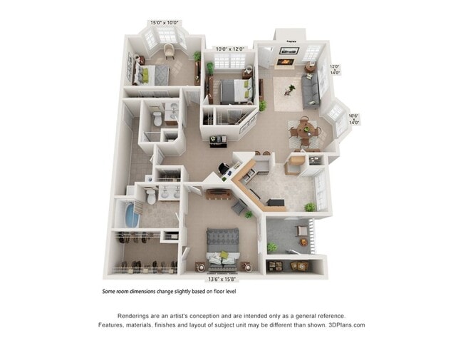 Floorplan - 935 Dorchester Pl Condo Unit 203