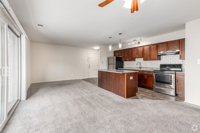 2BR, 1BA - 896SF - Living Room