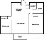 2 habitaciones Dividido