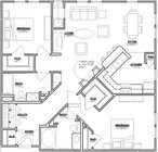 Buchanan floor plan Jefferson at Dedham Station