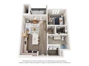 A2 - 1x1 Floorplan